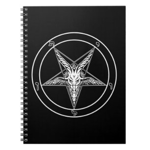 Baphomet Old Style Spiral Notebook