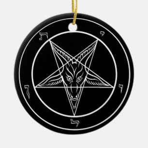 Baphomet Ornament, Ceramic Ornament