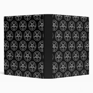 Baphomet Pentagram 1 inch Binder