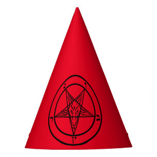 Baphomet Pentagram Paper Party Hat
