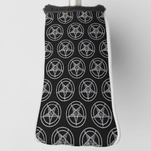 Baphomet Pentagram  Satanic Golf Head Cover