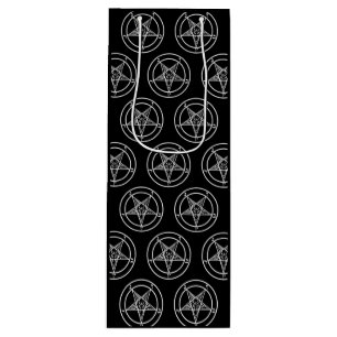 Baphomet Pentagram Satanic Wine Gift Bag