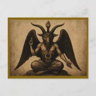 Baphomet Postcard
