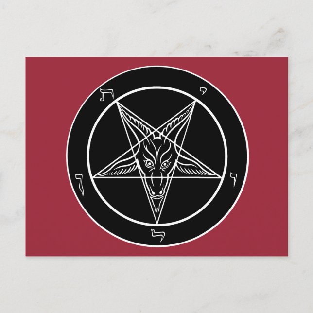 Baphomet Postcard (Front)