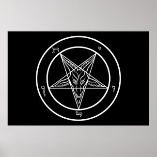 Baphomet Poster Énorme 60" de large