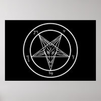 Baphomet Poster Enormous 60" wide