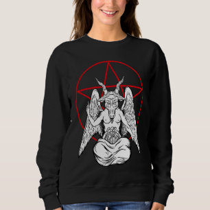 Baphomet Praying Demon Satanic Lucifer Beelzebub Sweatshirt