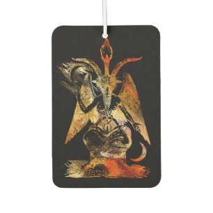 Baphomet Red and Black Air Freshener