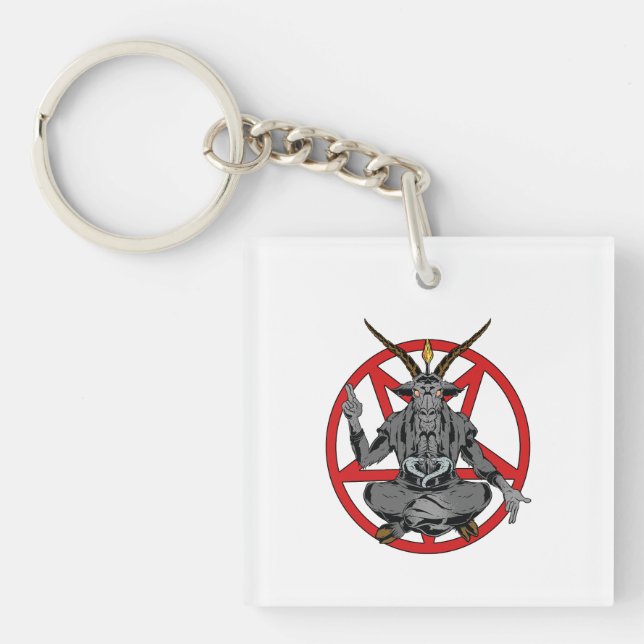 Baphomet roi de l'enfer  keychain (Front)