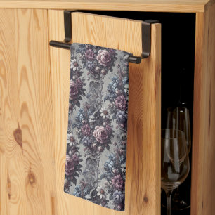 Baphomet’s Bouquet – Gothic Victorian Kitchen Towel