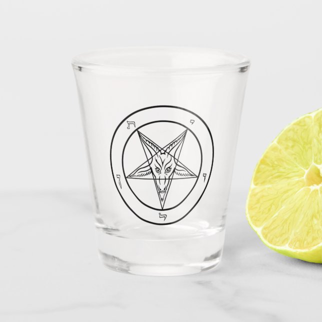 Baphomet Shot Glass (Front)