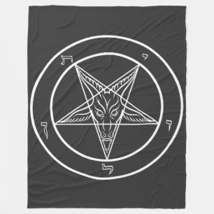 Baphomet Sigil CoS Fleece Blanket