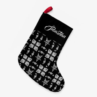 Baphomet Stars Gothic Christmas Stocking