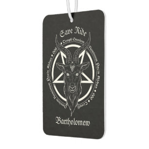 Baphomet With Magic Seal Persoalized Air Freshener