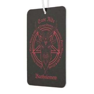 Baphomet With Magic Seal Persoalized Air Freshener