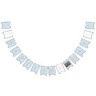 Baptême Croix Bleu Bleu Blancs Photo Bannière