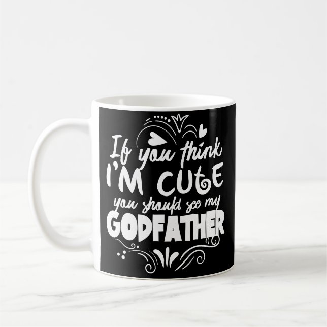 Baptême drôle de tasse de café de baptême de neveu (Gauche)