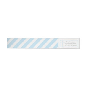 Baptême, sainte communion  Croix Bleue Étiquette