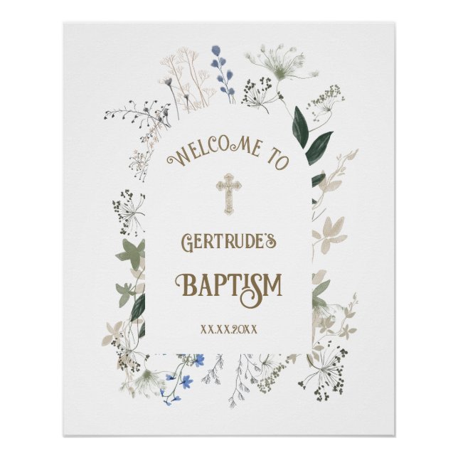 Baptême signe de bienvenue (Devant)