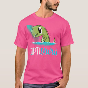 Baptisaurus Funny Boys Kids Baptism For Christian  T-Shirt