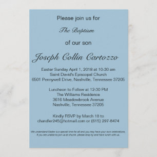 Baptisim Invite