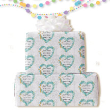 Baptism Add Name & Date Cross Dove Forget Me Nots