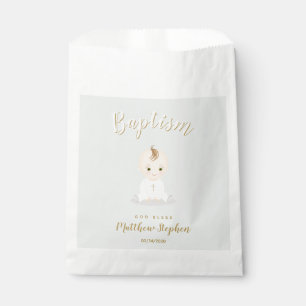 Baptism Baby Boy Favour Bag