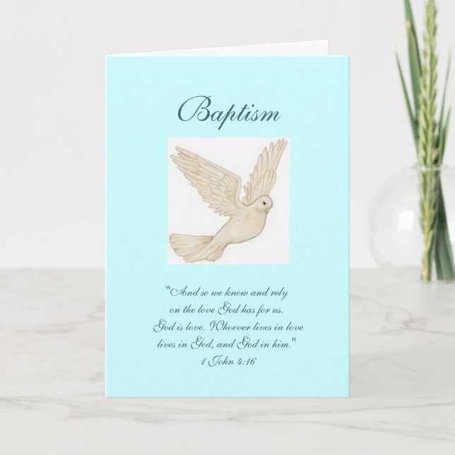Baptism Card (Front)