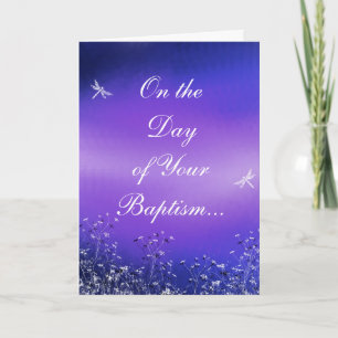 Baptism Card Nature