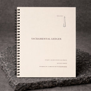 Baptism/Confirmation/ Communion Religious Keepsake Notebook