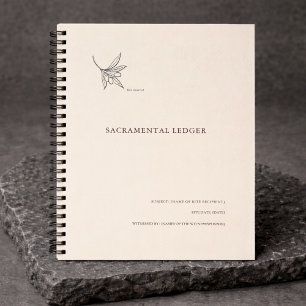 Baptism/ Confirmation/ Communion Rite Keepsake Notebook