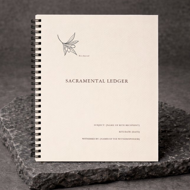 Baptism/ Confirmation/ Communion Rite Keepsake Notebook (Creator Uploaded)