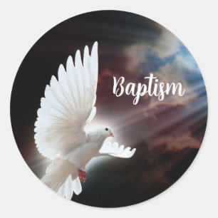 Baptism Dove Sticker