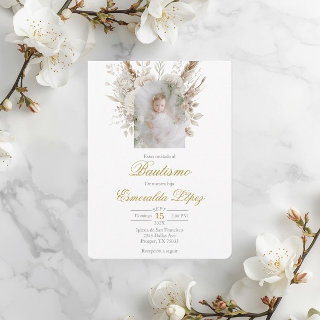 Baptism Elegant Invitation (Creator Uploaded)
