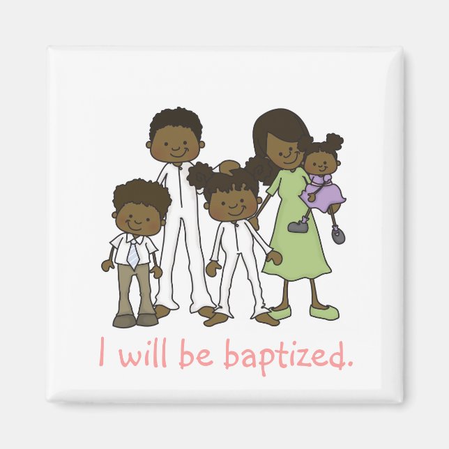 Baptism Family Magnet (Front)