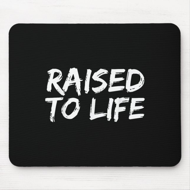 Baptism Gift New Christians Baptismal Quote Raised Mouse Pad (Front)