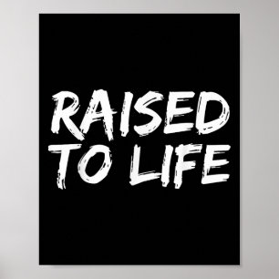 Baptism Gift New Christians Baptismal Quote Raised Poster