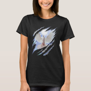 Baptism Holy Spirit White Dove Baptized Christian  T-Shirt