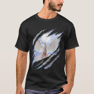 Baptism Holy Spirit White Dove Baptized Christian T-Shirt