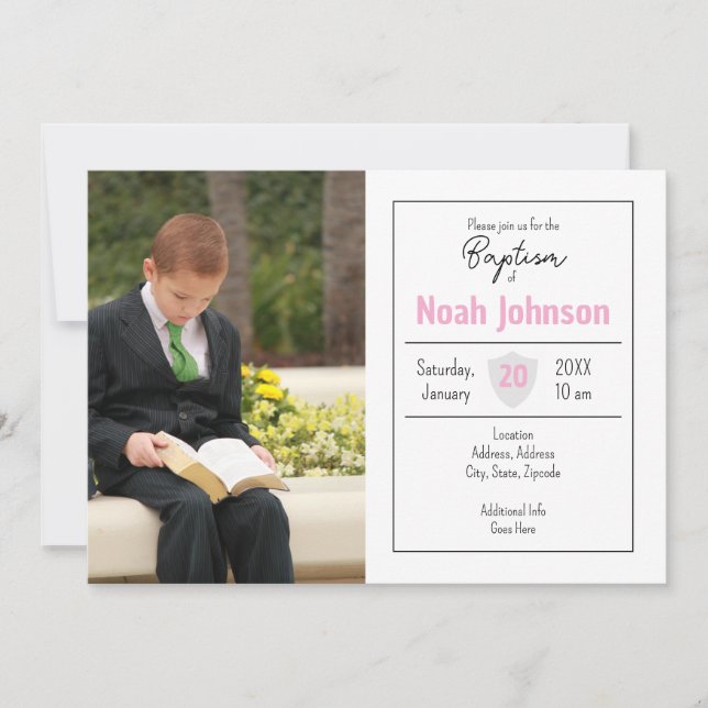 Baptism Invitation (Front)