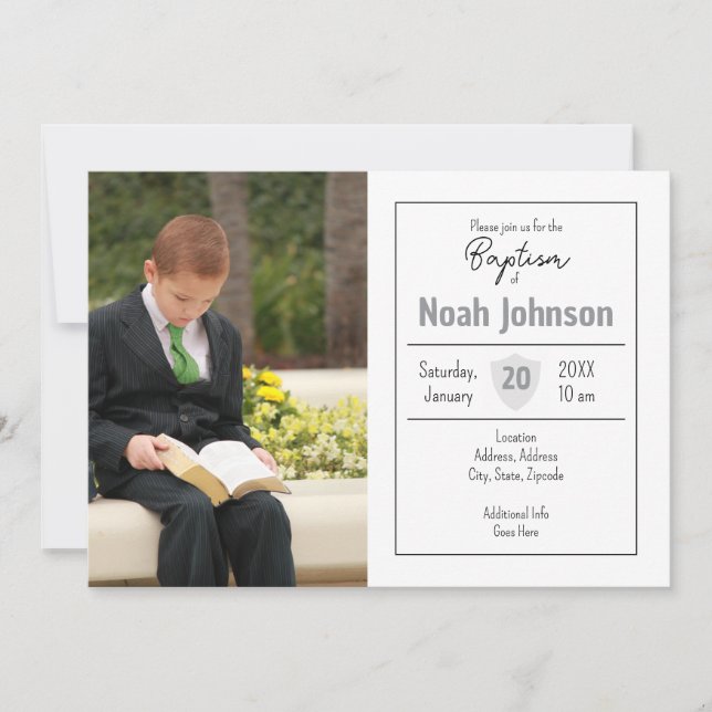Baptism Invitation (Front)