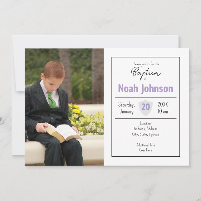 Baptism Invitation (Front)