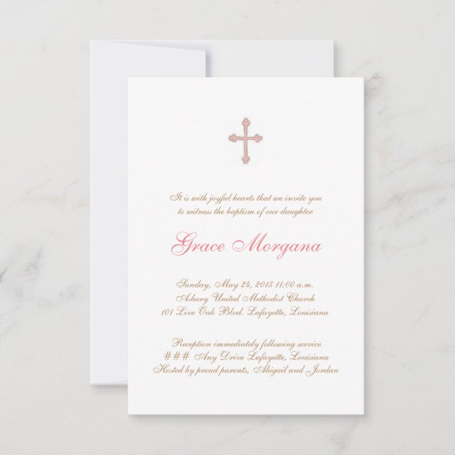 Baptism Invitation (Front)