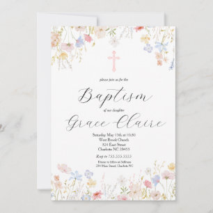 Baptism Invitation, Confirmation Invitation