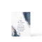Baptism Invitation - Navy Watercolour Gold Glitter