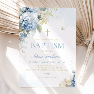 BAPTISM Invitation, première communion Invitation