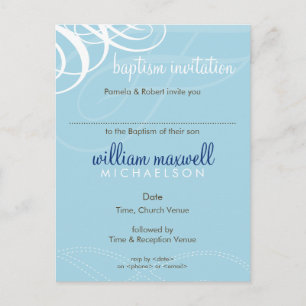 BAPTISM INVITE :: designer vogue 6