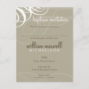 BAPTISM INVITE :: designer vogue 9