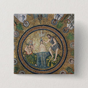 Baptism of Christ 2 Inch Square Button