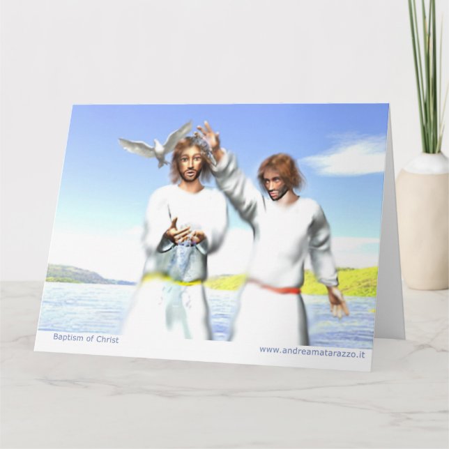 Baptism of Christ  Card (Front)